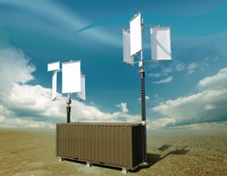 Obr. 29 „Energetick kontejner“ v proveden pro poteby armdy s vtrnmi elektrrnami SIMETI