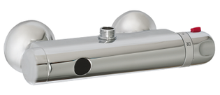 Obr. 9 Sprchov baterie s elektronikou s hornm vvodem a termostatickm ventilem