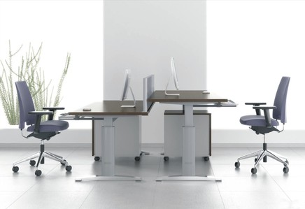 Pestaviteln kancelsk stoly pro prci vsed (MDD - NO+BL Kancelsk nbytek s.r.o.)