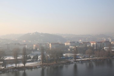Praha ve smogu. Foto: Daniel ernovsk