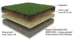 Jednotliv vrstvy zelen stechy se systmem KNAUF INSULATION HTC GREEN ROLL Knauf Insulation minerln izolace