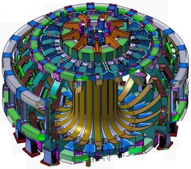 Magnetick cvky reaktoru ITER (pevzato z www.iter.org)