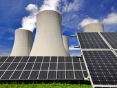 jaderná a fotovoltaická elektrárna