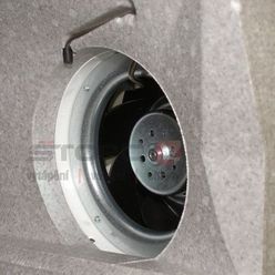 Detail ventiltoru Renovent Excellent 300 (ebm-papst) s vvody tlakovch snma