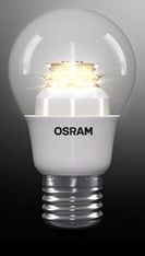 Obrázek: LEDka se světlovodem OSRAM zapnutá