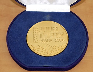 Zlat medaile Aqua-therm Praha 2016