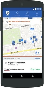 Obr. 7 – Aplikace Moovitapp pro rychlou navigaci po městě [13]