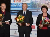 Awards 2016, doc. Ing. Alena Tich z VUT v Brn , Ph.D., prof. Ing. Petr Hjek, CSc. a doc. Ing. Daniel Macek, Ph.D., oba z Fakulta stavebn VUT v Praze 