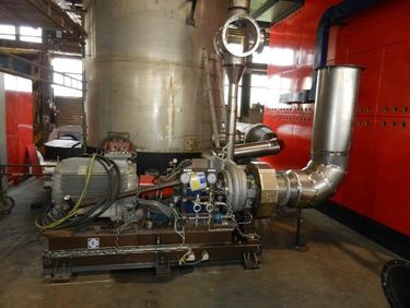 Příprava spojení turbogenerátoru s kotlem na dřevní štěpku, firma ATOMA Sudoměřice