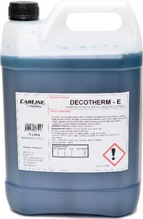 Obr. 2 Ukázka obchodního balení nízkotuhnoucí kapaliny Lubline Decotherm - E obsahující Ethan-1,2-diol (monoetylenglykol) pro otopné soustavy (Zdroj: Oma CZ, a.s.)