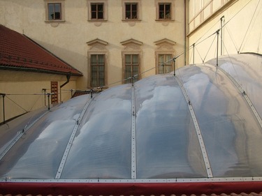Obr. 6: Instalace polt z flie ETFE
