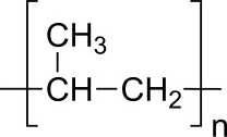 Obr. . 3a Strukturn vzorec polypropylenu (PP)