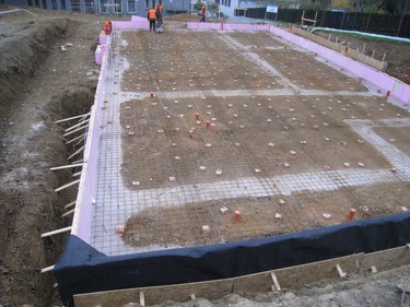 Pprava pro beton 1.NP - Novostavba matesk kolky v obci Ondejov