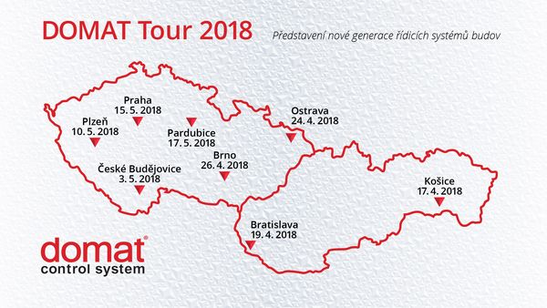 Mapa Domat Tour