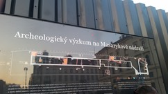 Archeologick vzkum u Masarykova ndra, v mst projektu Penty Real Estate