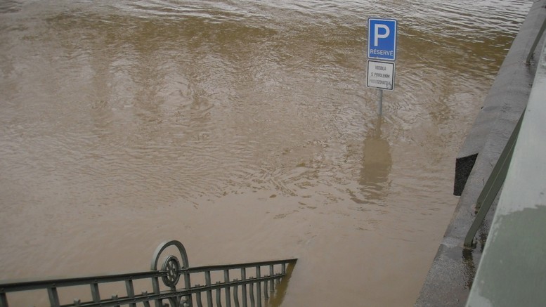 Ilustrační foto, povodně 2002 Praha, foto D. Kopačková, redakce