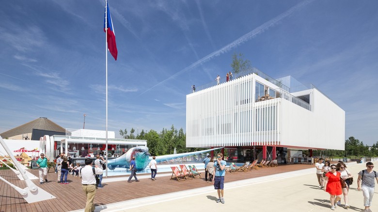 Modulrn esk pavilon EXPO 2015 ocenn bronzovou medail za architekturu - Milno Itlie