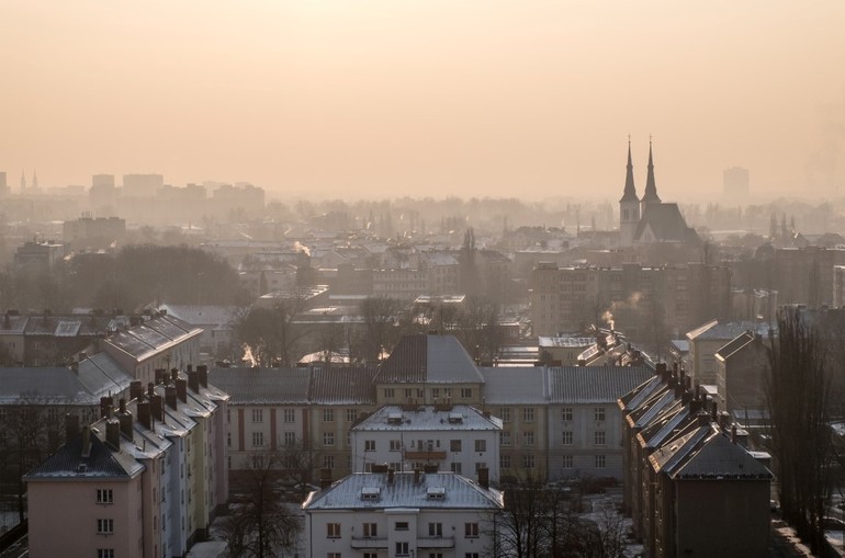 Obr. Ostrava zahalen ve smogu, zdroj: Milan Surkala/Fotky&Foto
