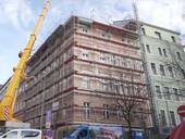 Nástavba Praha Šafaříkova - začátek výstavby