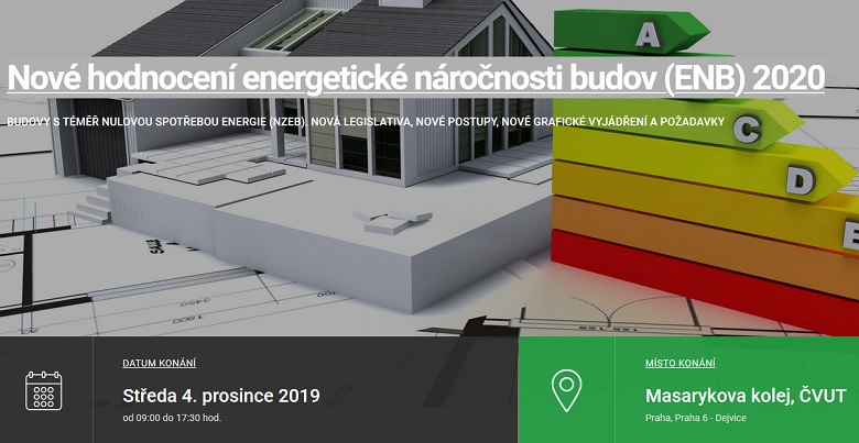 konference Nové hodnocení energetické náročnosti budov (ENB) 2020