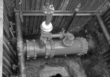 Obr. 2 Podzemn hydrant s dvojitm odvodnnm a drennm blokem
