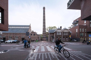 Obr. 4: Komín ve veřejném prostoru (Delft)