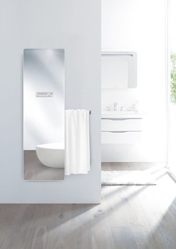 Koupelnový radiátor Zehnder Deseo Verso – provedení zrcadlo