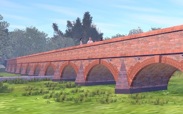 Obr. 14: Vizualizace novho stavu mostu