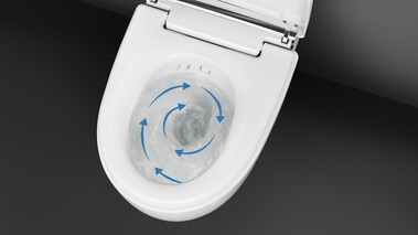 Keramick WC msa s technologi splachovn TurboFlush