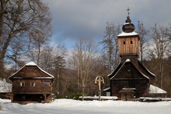 Kostel sv. Anny v zimě