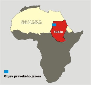 Súdán a oblast pravěkého jezera