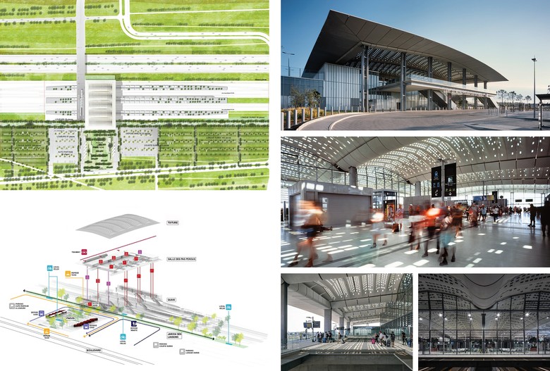 11. Marc Mimram Architecture & Associés – Nádraží vysokorychlostních vlaků, Montpellier, Francie