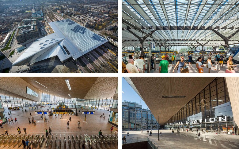2. Benthem Crouwel Architects (Benthem Crouwel International B.V.) – Rotterdam hlavní nádraží, Nizozemsko