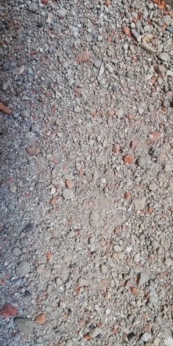 Obrzek 1 Recyklovan ciheln kamenivo pouit pro beton vzork z roku 2019 a) RCK AZS frakce 0–4 mm
