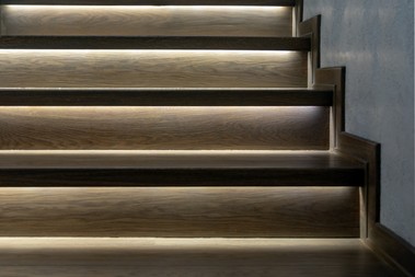 Osvětlení schodových stupňů