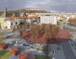 Vizualizace Mendlova náměstí