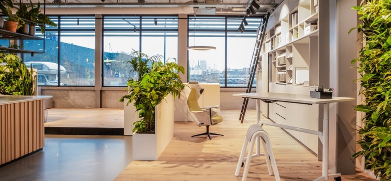 Pracovit spolenosti InteriorWorks v Amsterdamu, zdroj Ttris Design & Build