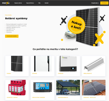 Široká nabídka produktů nejen pro fotovoltaiku na merXu.com