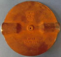 Obr. 13 Disk z korozivzdorn oceli s nrstem prmru vlivem inkrustace o 1 mm