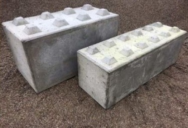 Obr. 3b Pklady pouit betonu z recyklovanm kamenivem