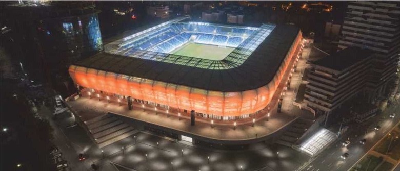 Obr. 11 Národný futbalový štadión, iluminačné osvetlenie
