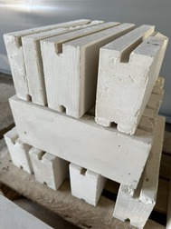 Obrzek 8b: Vyroben sdrov bloky s obsahem recykltu s rozmry 300  155  70 mm