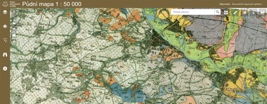 Obr. 5c Pdn mapa 1 : 50 000, oblast Pezletice-Jentejn (esk geologick sluba)