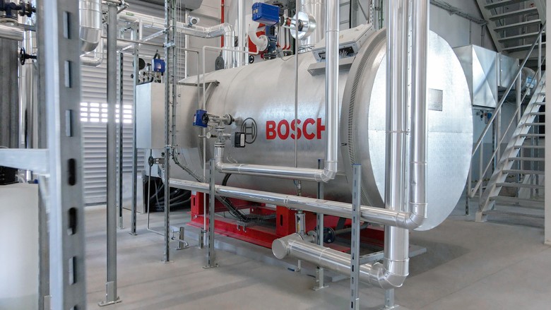 Obr. 2: Elektrick kotel Bosch ELSB vyuv 3,6 MW zelen elektiny k vrob a 5 tun pry za hodinu.