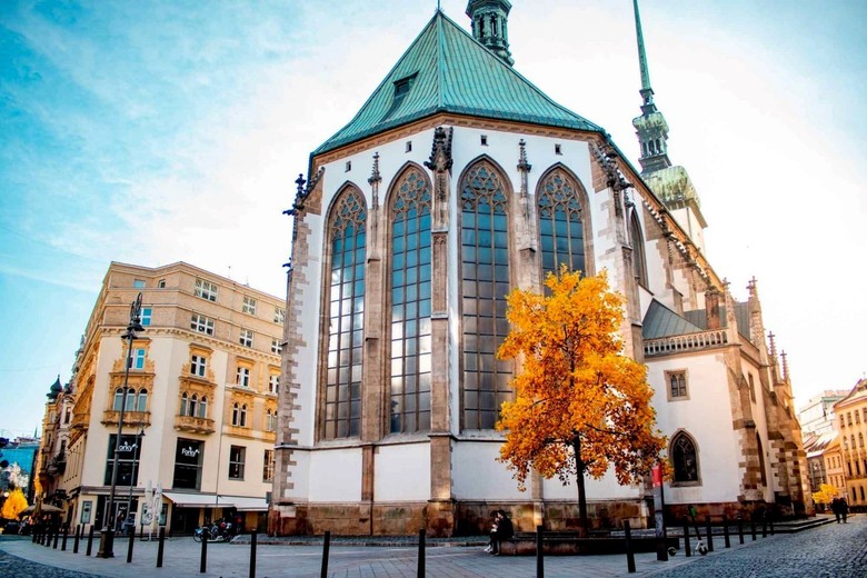 Pohled na chrm svatho Jakuba. Fotografie: Archv kostela svatho Jakuba