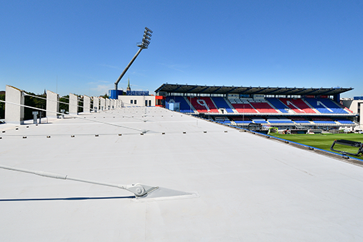 Tribuny fotbalovho stadionu, Plze