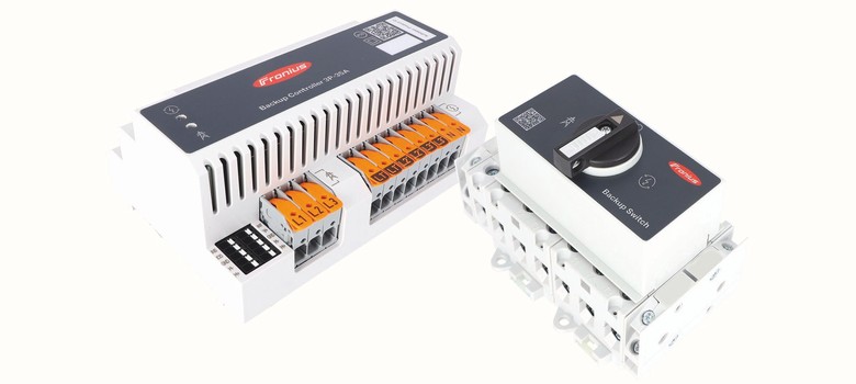 Fronius Backup Switch a Fronius Backup Controller: inteligentn pepnn pro maximln spolehlivost. Foto: Fronius International GmbH