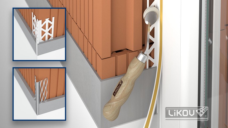 Lišty pro vnitřní a vnější omítky