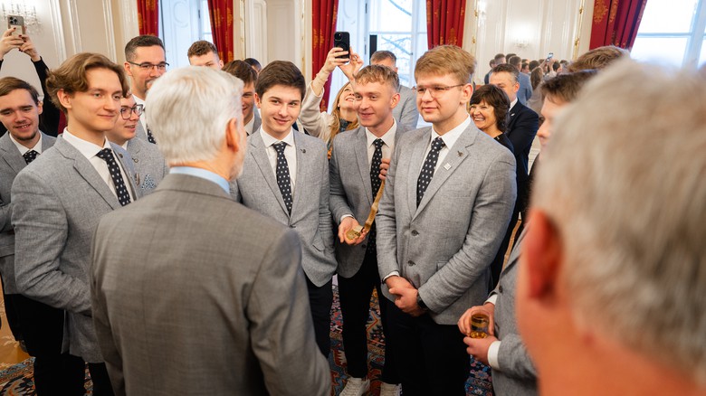 Prezident republiky Petr Pavel pijal mlad emeslnky z EuroSkills