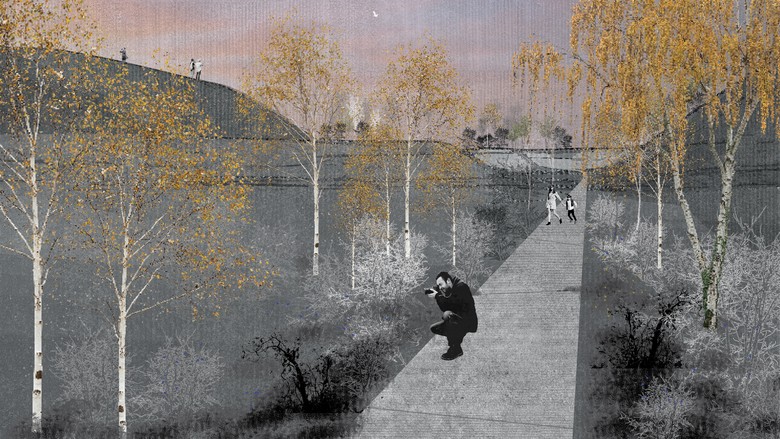 Diplomky 2025 – estn uznn, Zvltn cena Ministerstva prmyslu a ochodu, Haldy a msto, Autor: Marie Rovn (kolov)